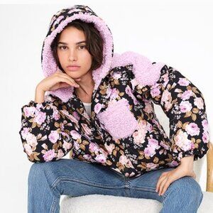 NWT For Love & Lemons Puffer Jacket, Medium